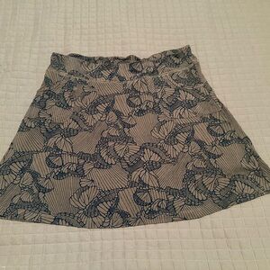 Fresh Produce Blue and Gray Mini Skort